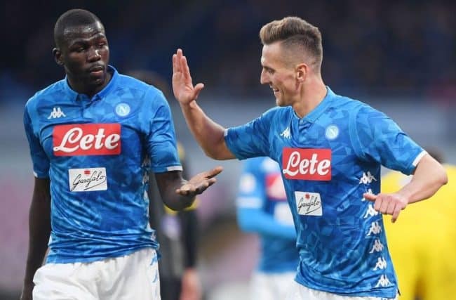 Om Arkadiusz Milik Kalidou Koulibaly D Fenseur Le Plus Fort Au