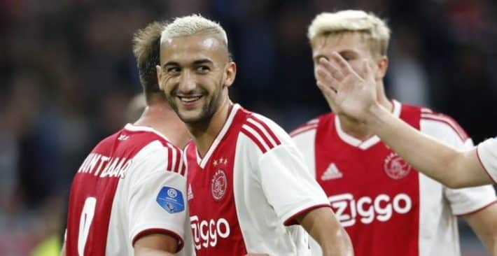 Hakim Ziyech Le Marocain En Phase De Poules En Ligue Des Champions