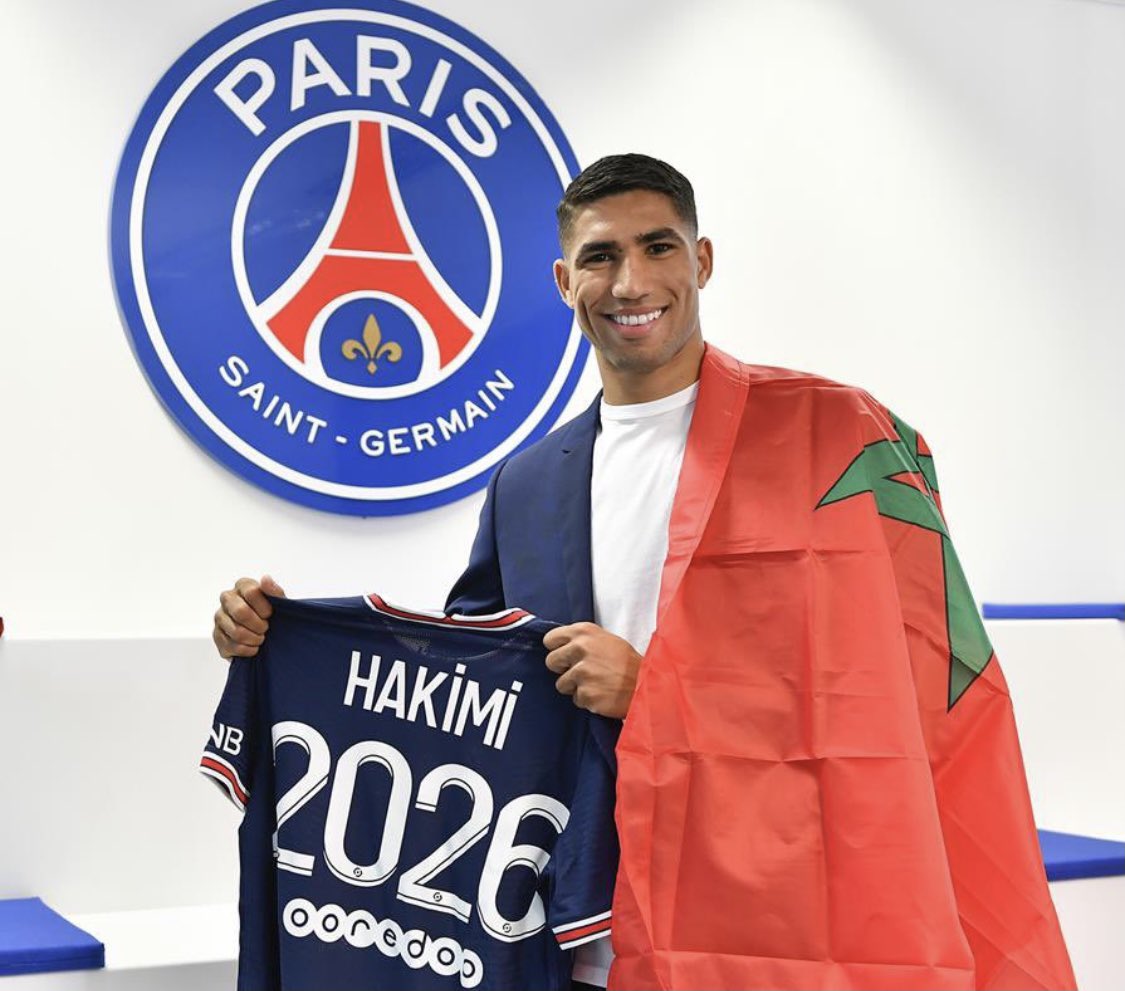 Les Premiers Mots D Achraf Hakimi En Tant Que Joueur Du Psg [ 991 x 1125 Pixel ]