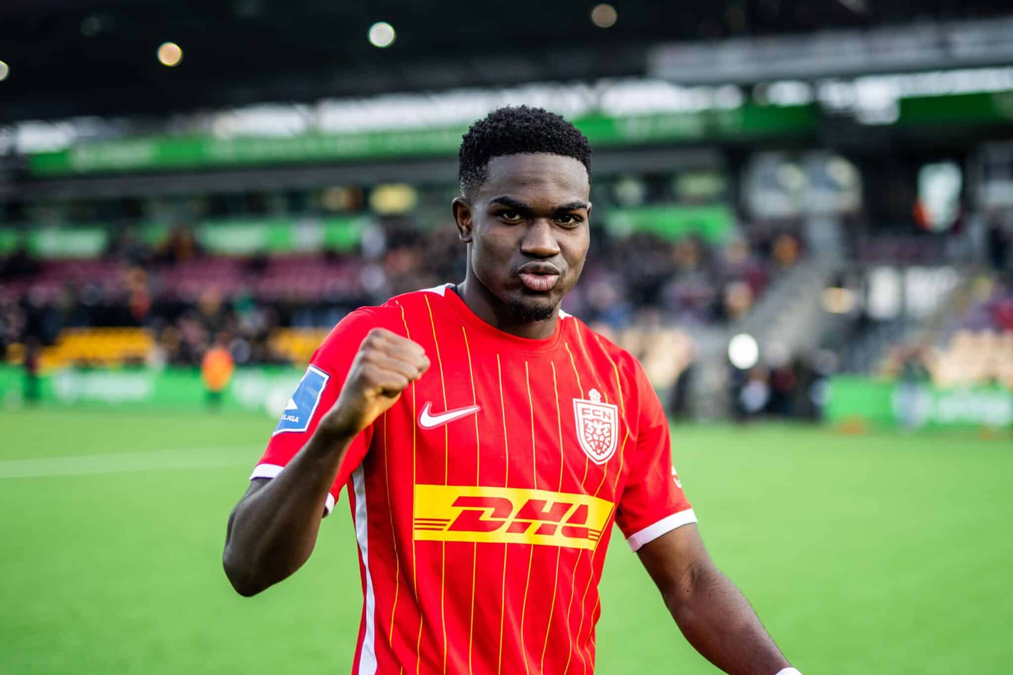 FC Nordsjaelland Rejects Stade Reims’ First Offer for Ghanaian Winger Ernest Nuamah