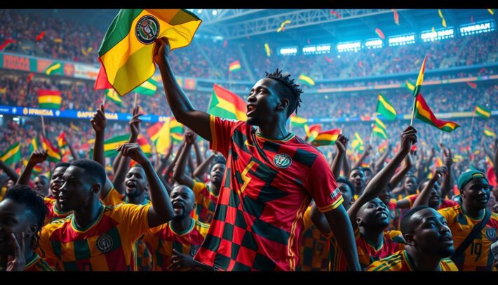 passion footballistique en Afrique