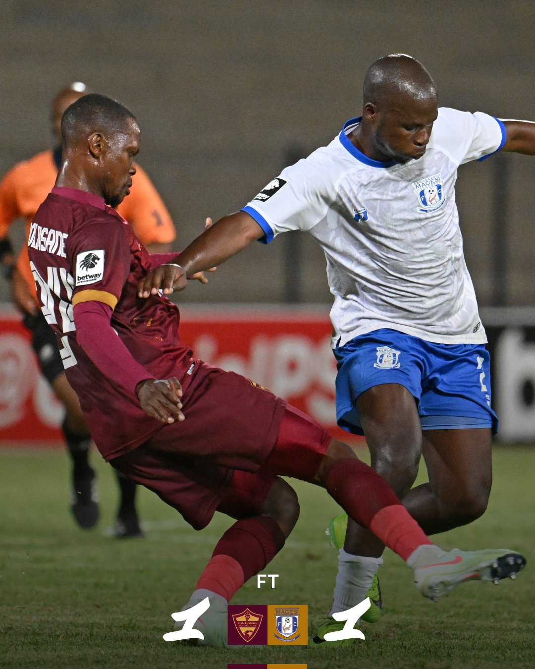 Stellenbosch Hold Magesi to Draw, Extend Unbeaten Run Under Gavin Hunt