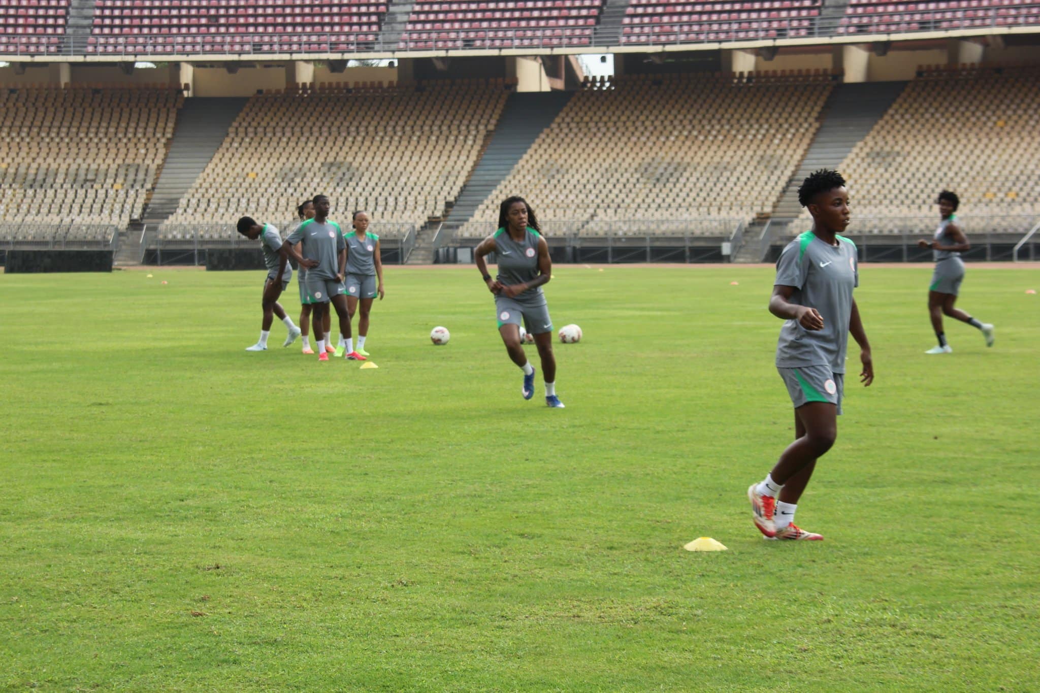 Super Falcons Step Up Preparations in Yaoundé Ahead of Cameroon Friendlies