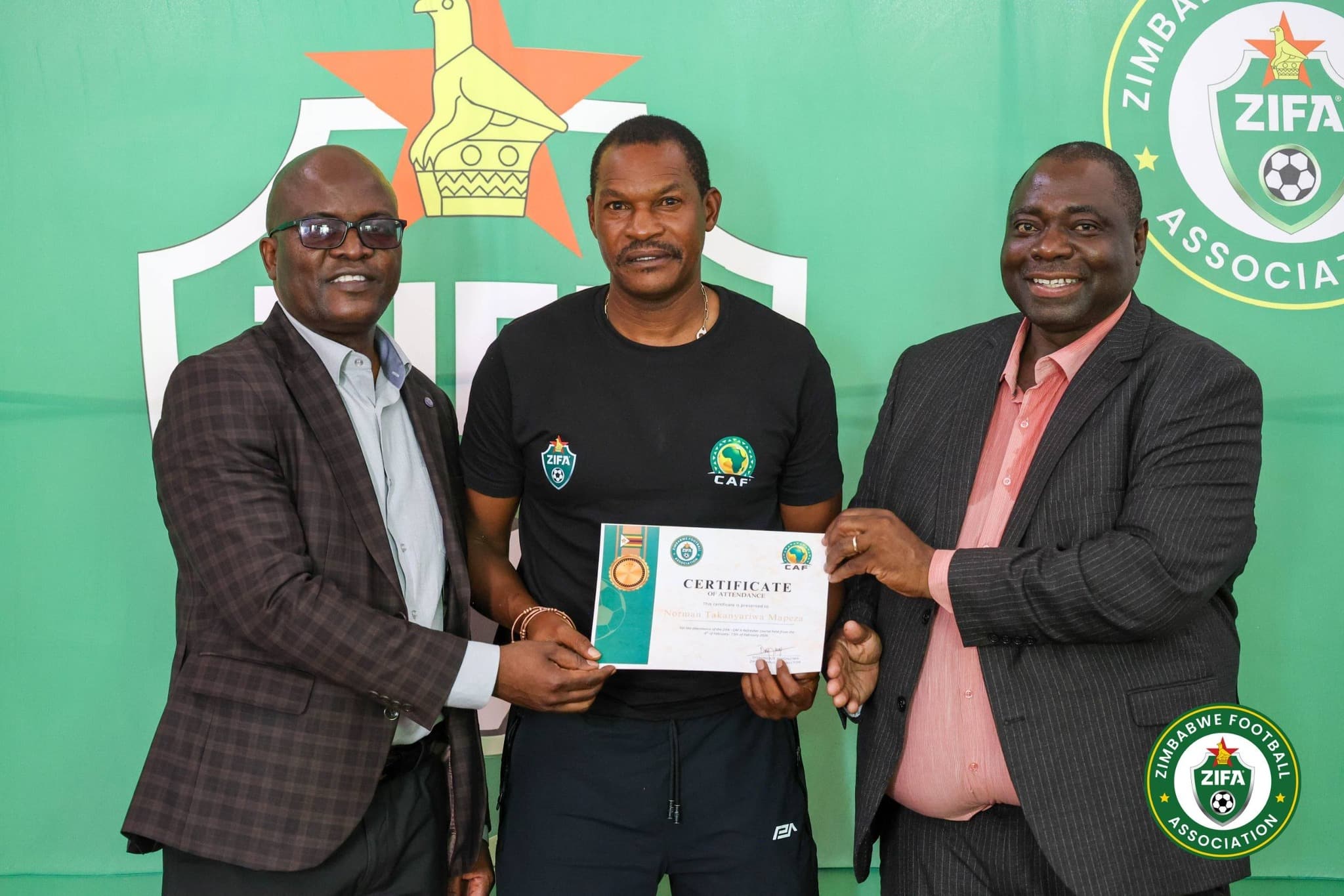CAF A Coaches Refresher Course officially concludes at ZIFA Village