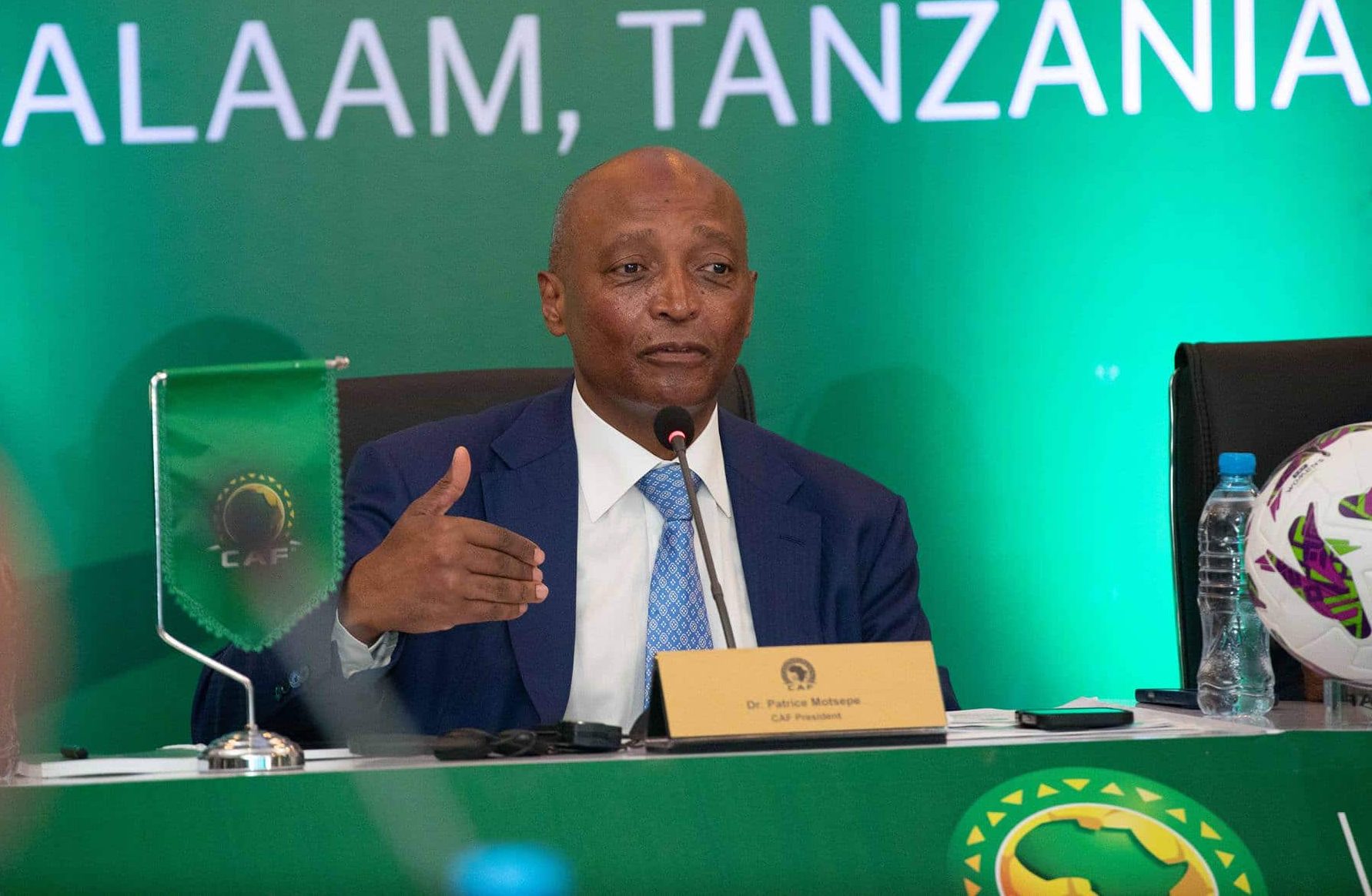CAF President Motsepe maintains 2027 AFCON for East Africa