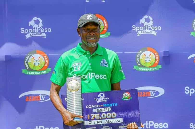 CK Akonnor Makes History with Second Coach of the Month Award in Kenya