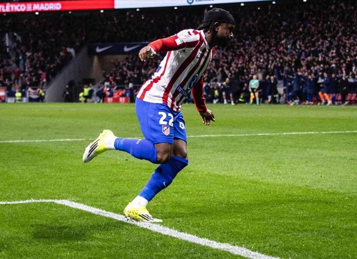 Lookman Nets First Champions League Goal as Atlético Draw Thriller in Brugge