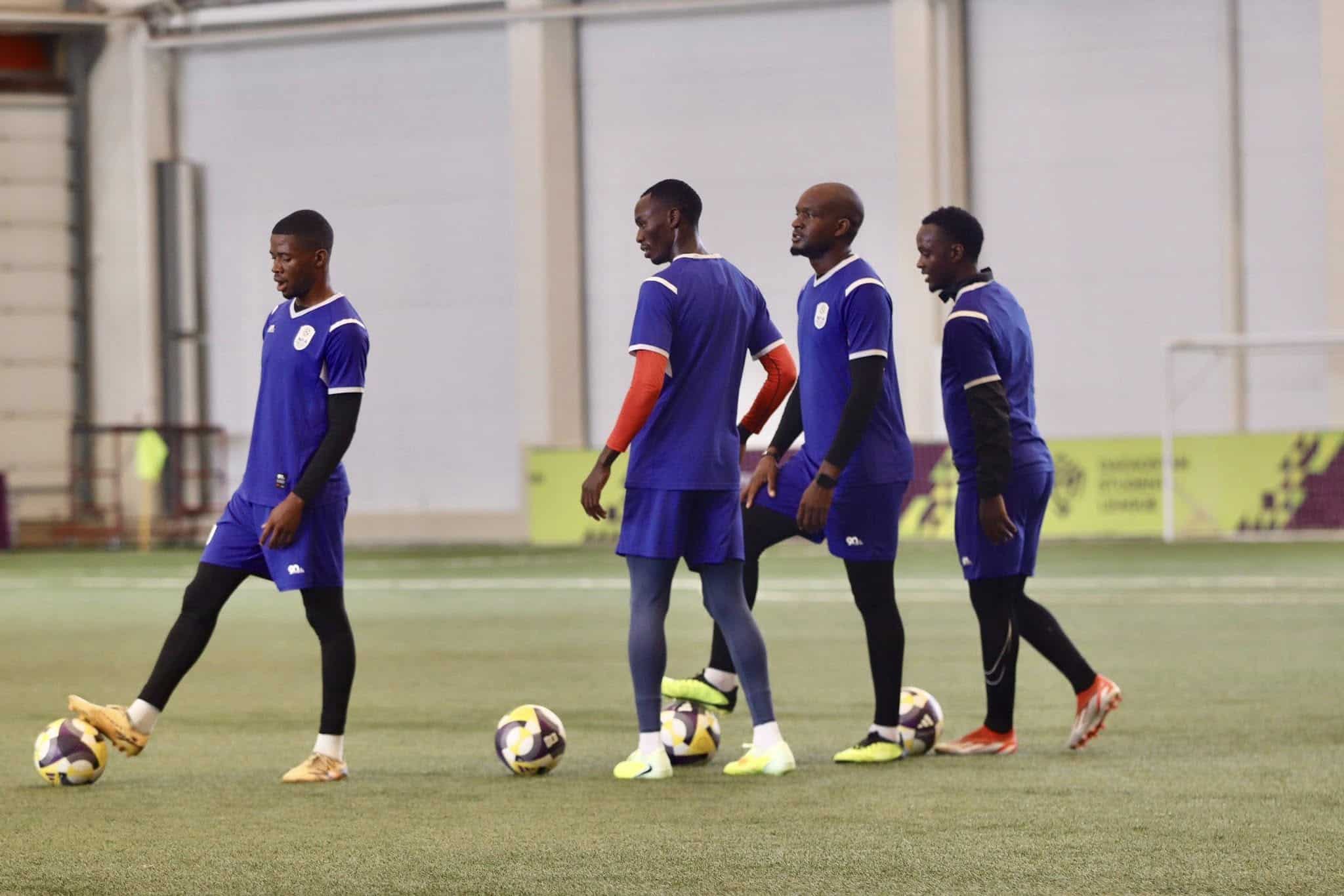 Namibia Brave Warriors train in Astana ahead of friendly