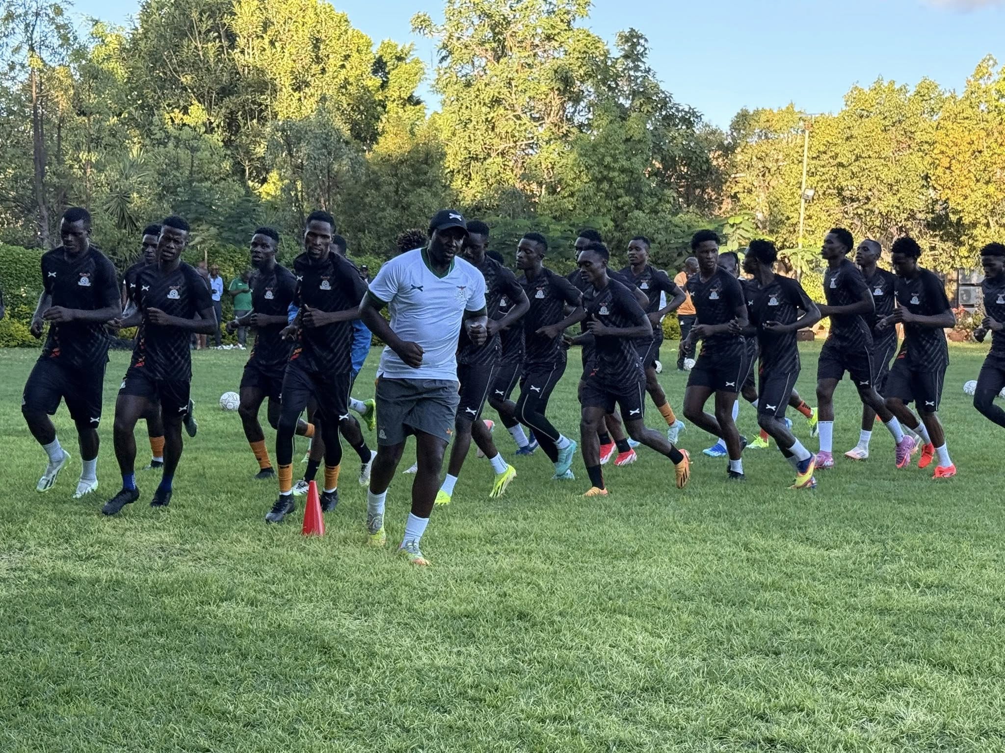 Zambia Settle In Francistown, Hold First Training Session