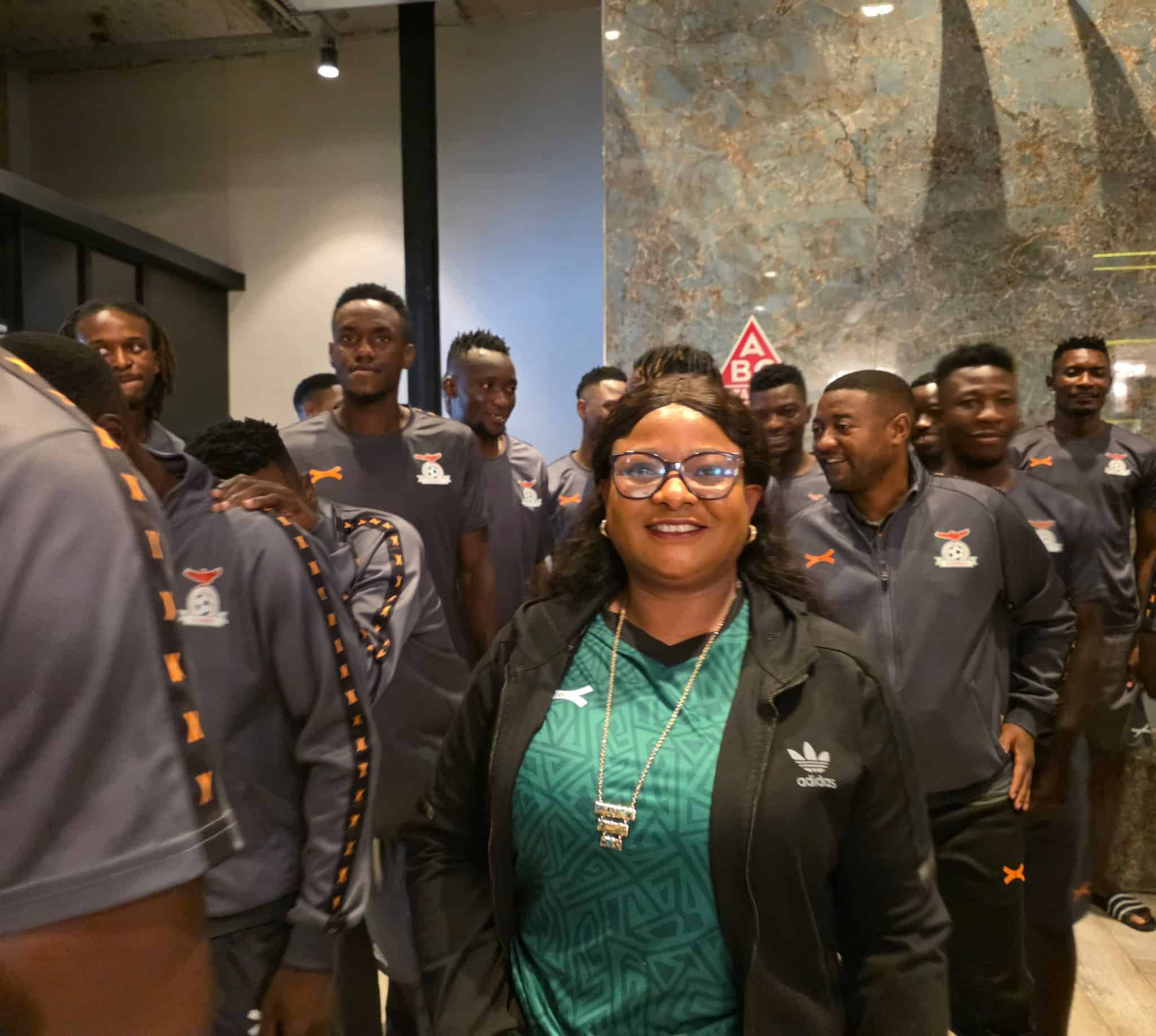 Zambian Embassy Staff In Brazil Visit Chipolopolo In Argentina
