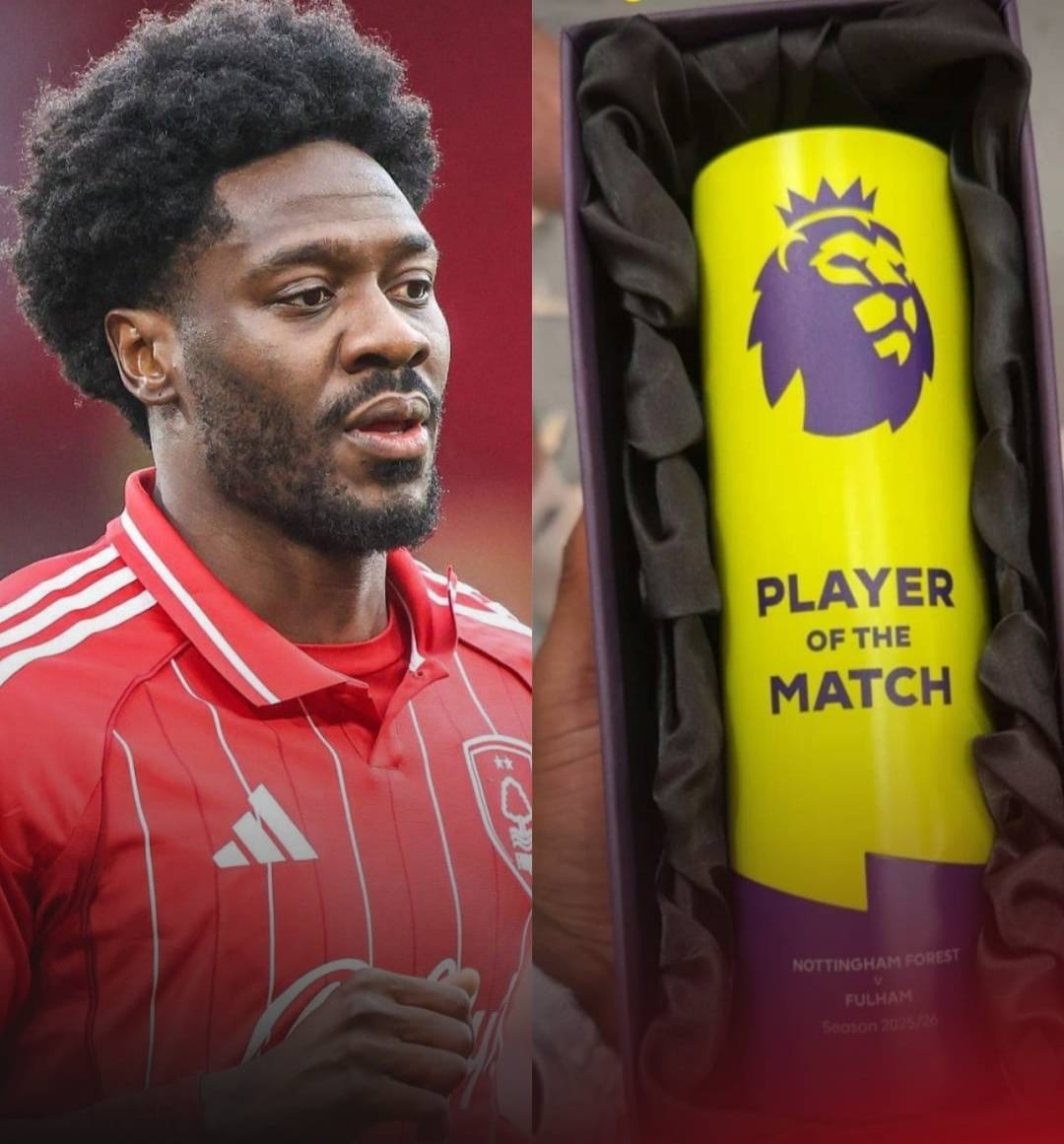 Aina Celebrates First Ever Premier League Player Of The Match Award