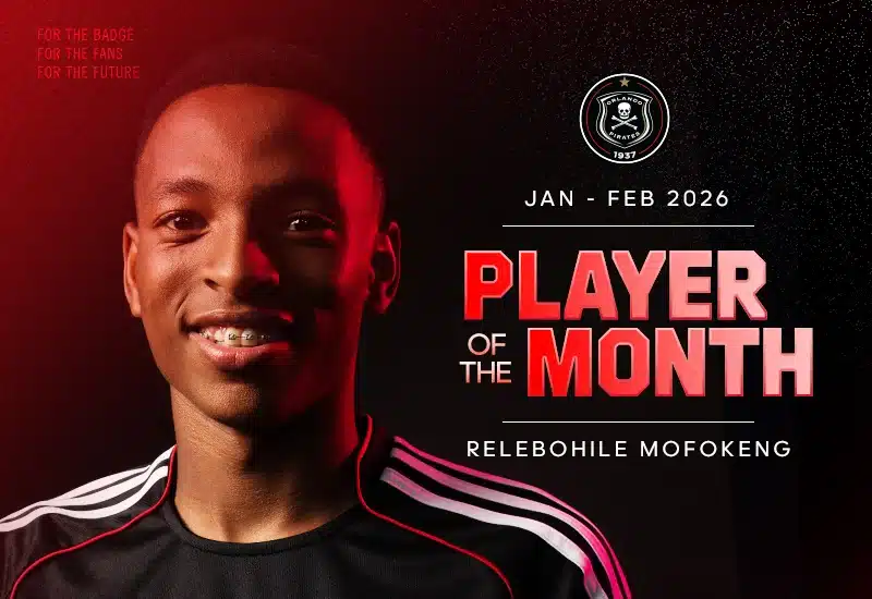 Mofokeng Named Player of the Month for January/February