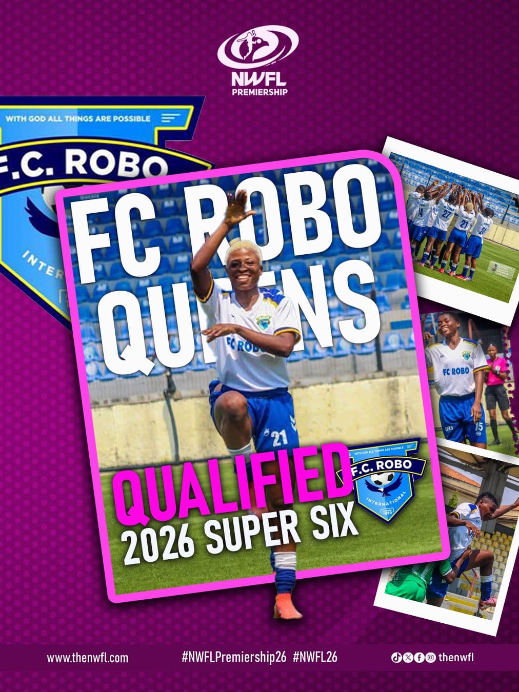 FC Robo Queens Seal NWFL Super Six Spot with Derby Victory Over Remo Stars Ladies