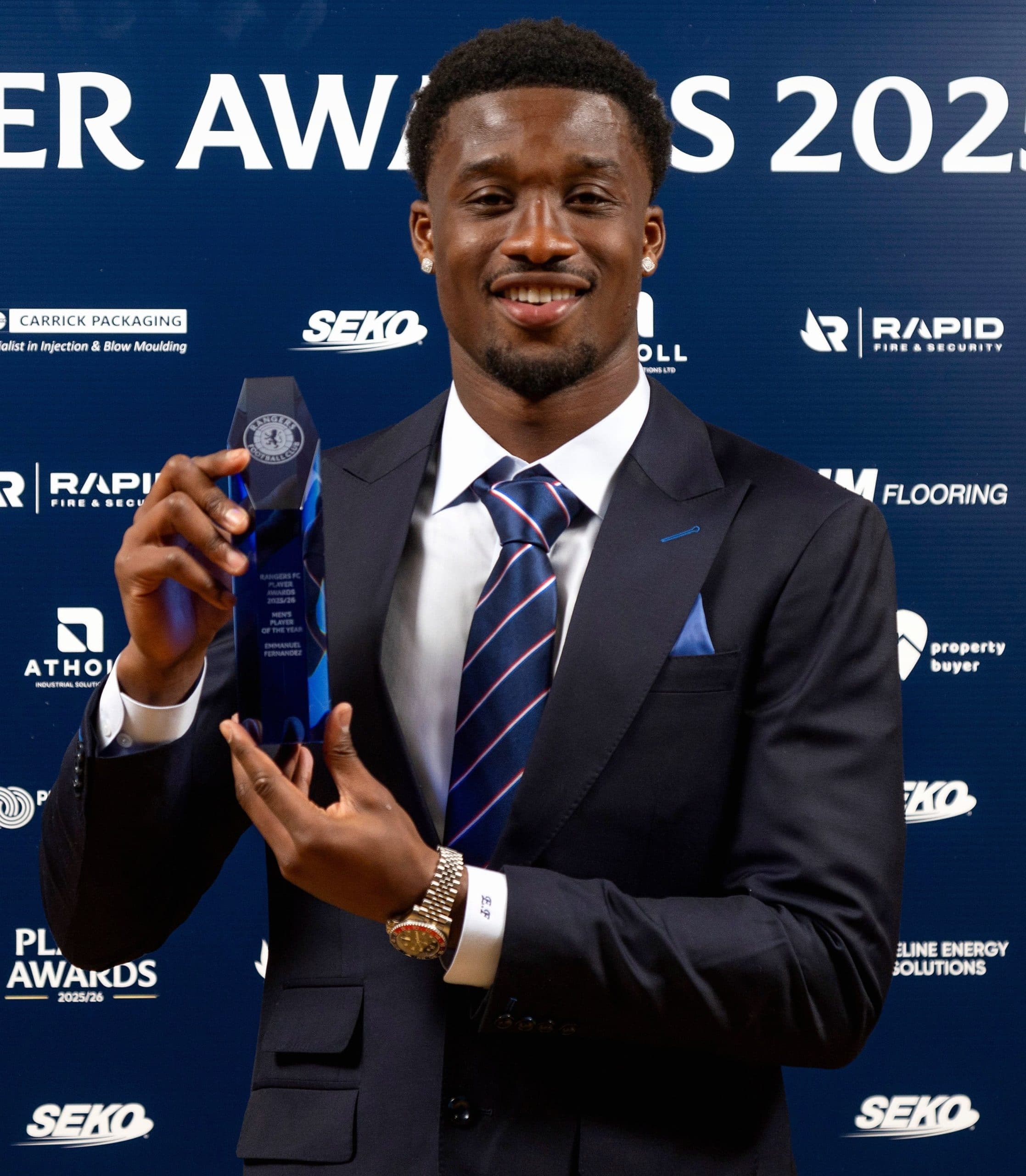 Fernandez Wins Rangers Player of the Season Award