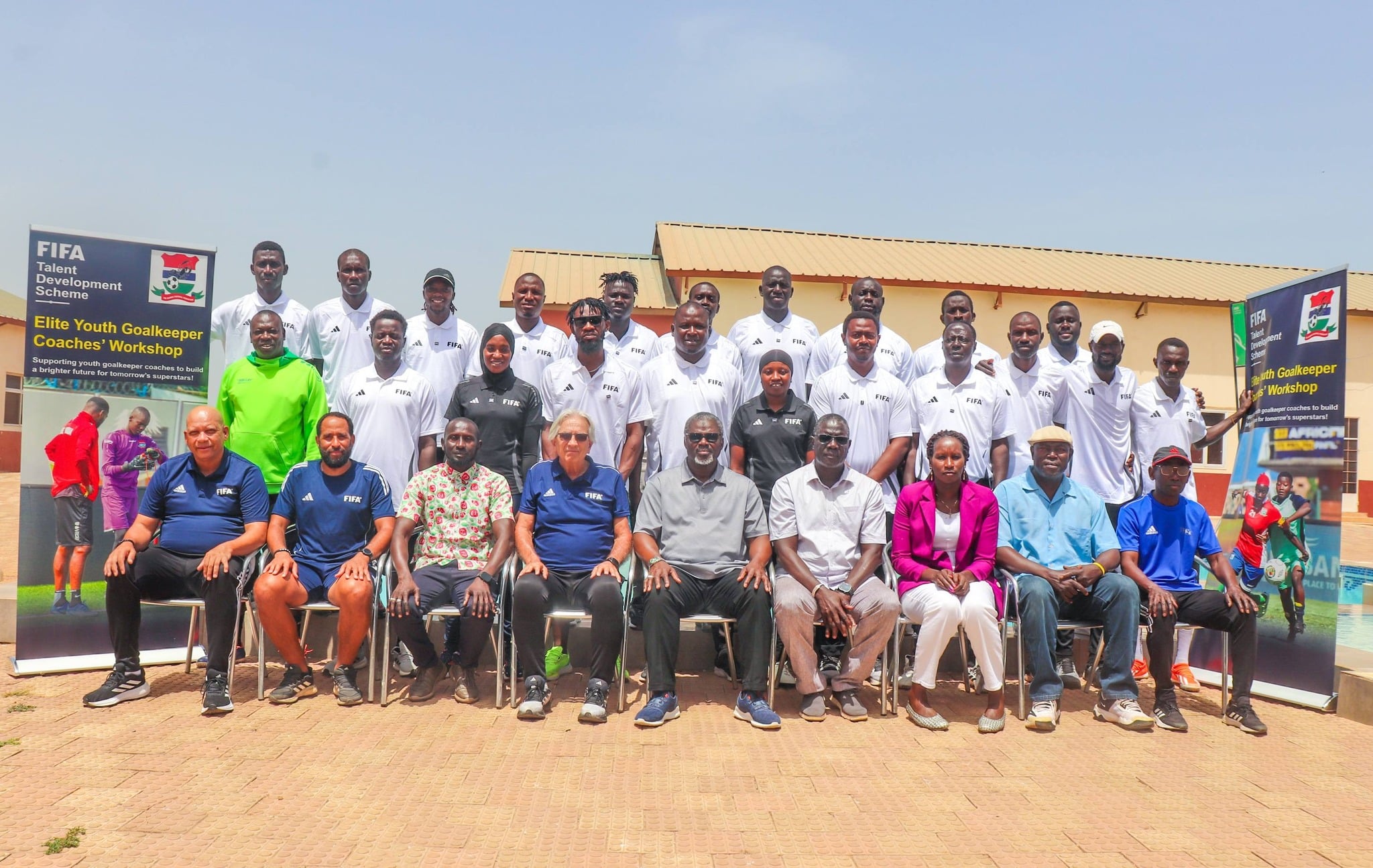 Gambia FA boss presides over GFF/FIFA Elite Youth Goalkeeper Coaches’ Workshop
