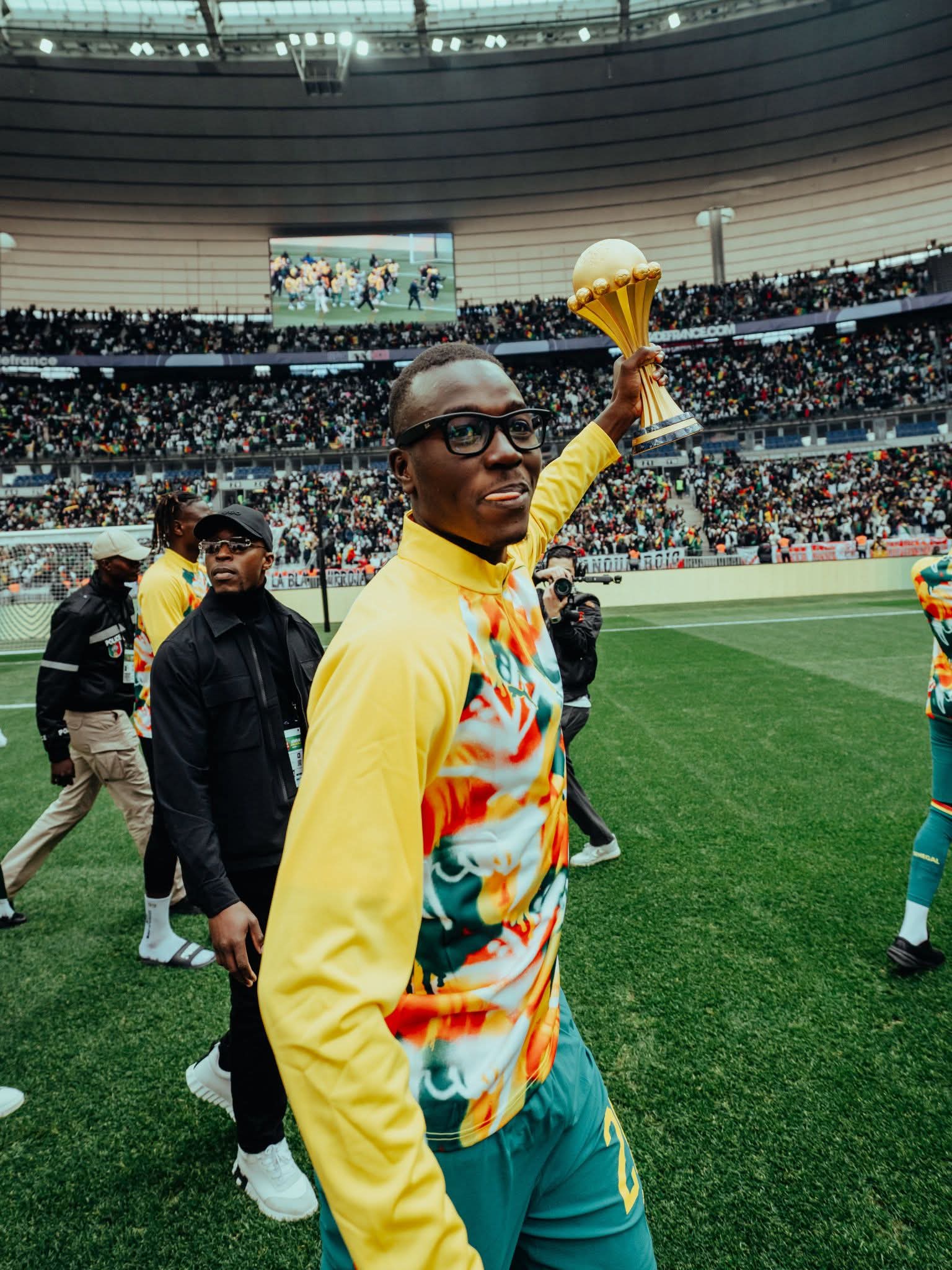Gueye Jokes About Algerian Support After AFCON glory.