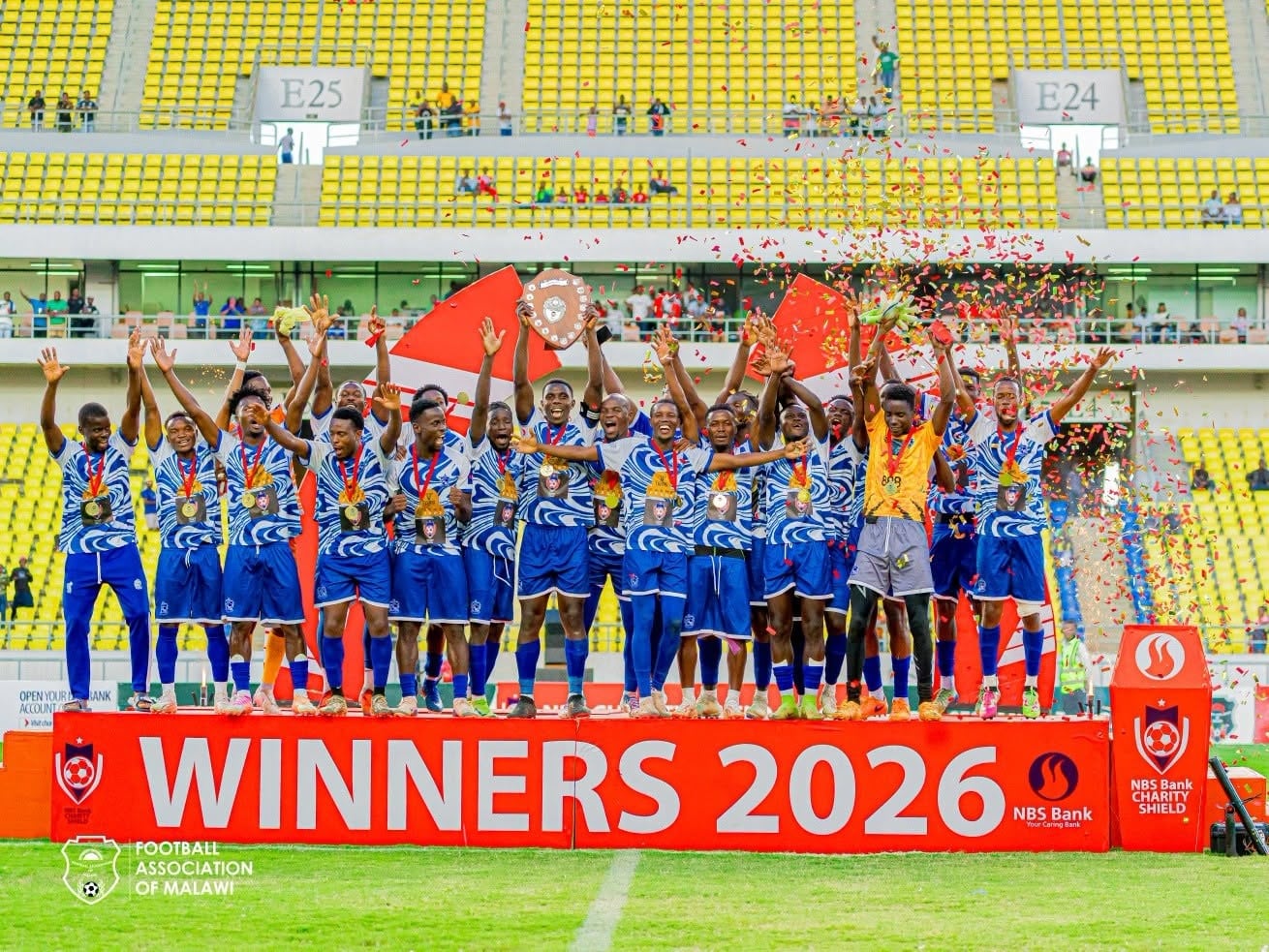 Mighty Wanderers Win First Charity Shield Title