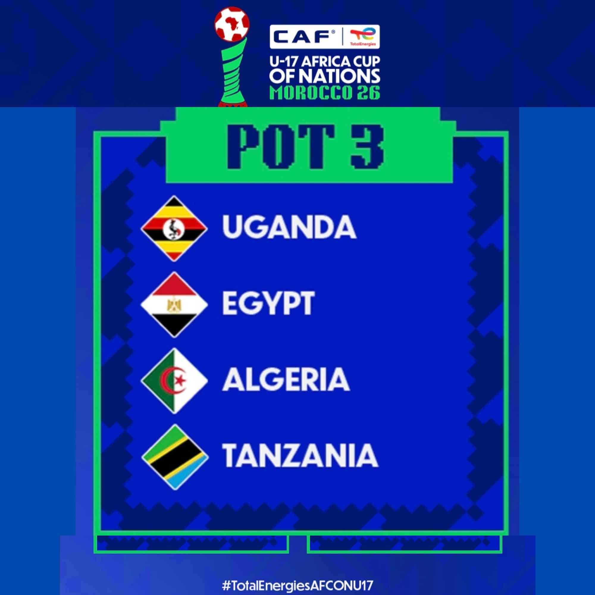AFCONU-17 : Pot 3 Brings Tactical Variety and Dark Horses