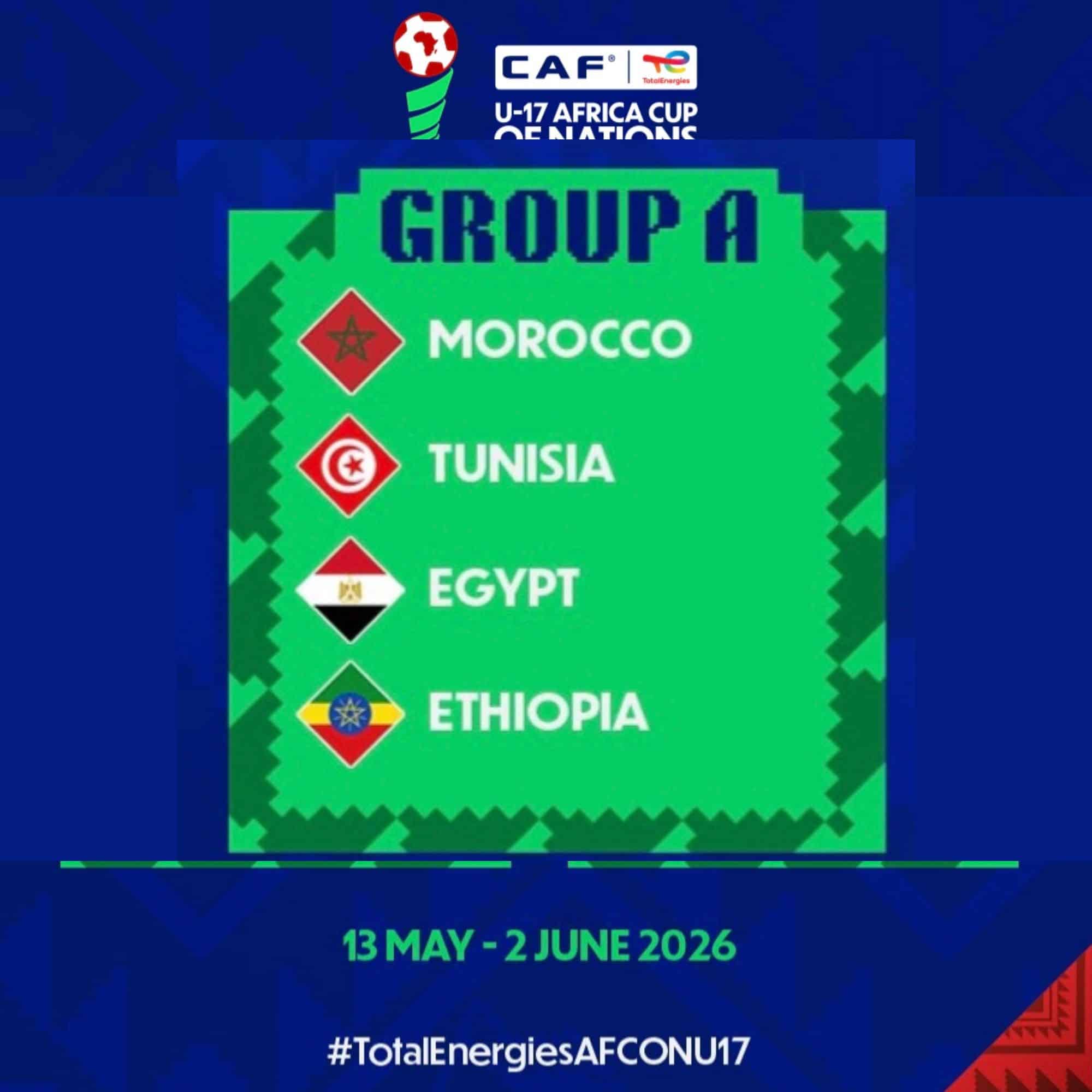 AFCONU-17 : North African Rivalries Ignite as Hosts Morocco Lead Group A