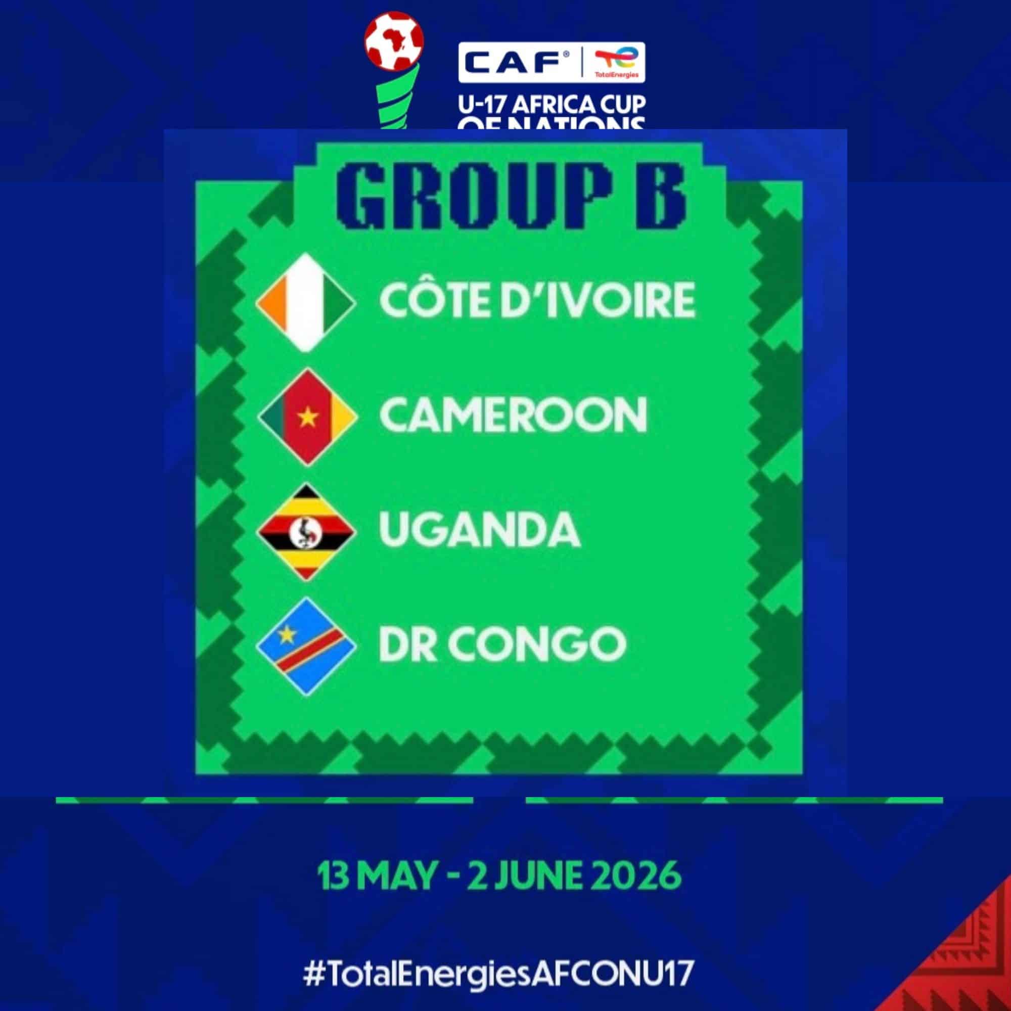 AFCONU-17 : West and Central African Powerhouses Collide in a Balanced Pool in Group B