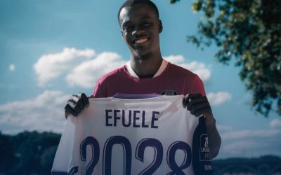 Mercato : Toulouse FC mise sur l’avenir et prolonge Noah Efuele