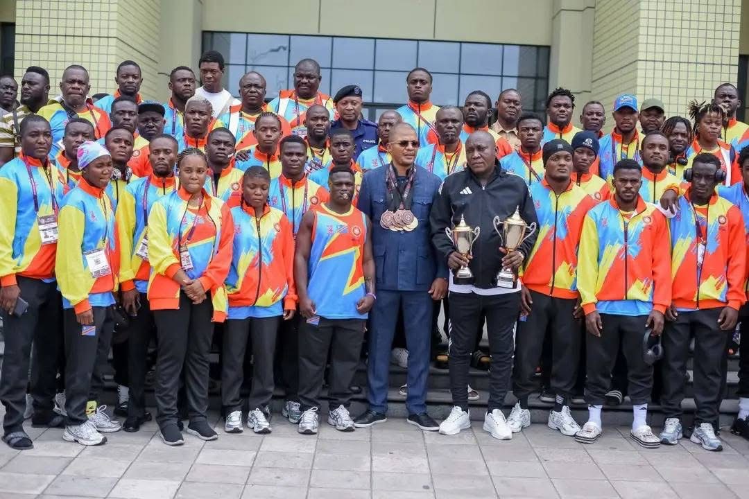 Championnat d’Afrique de Lutte : 6 fois de l&rsquo;or pour la RDC, un retour en héros à Kinshasa !