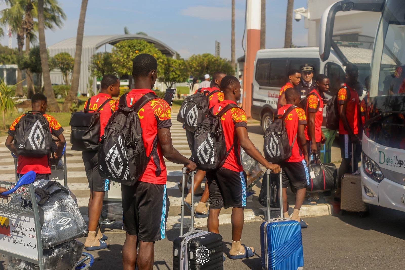 CAN U17 : les Léopards ont atterri à Casablanca pour la conquête du Maroc