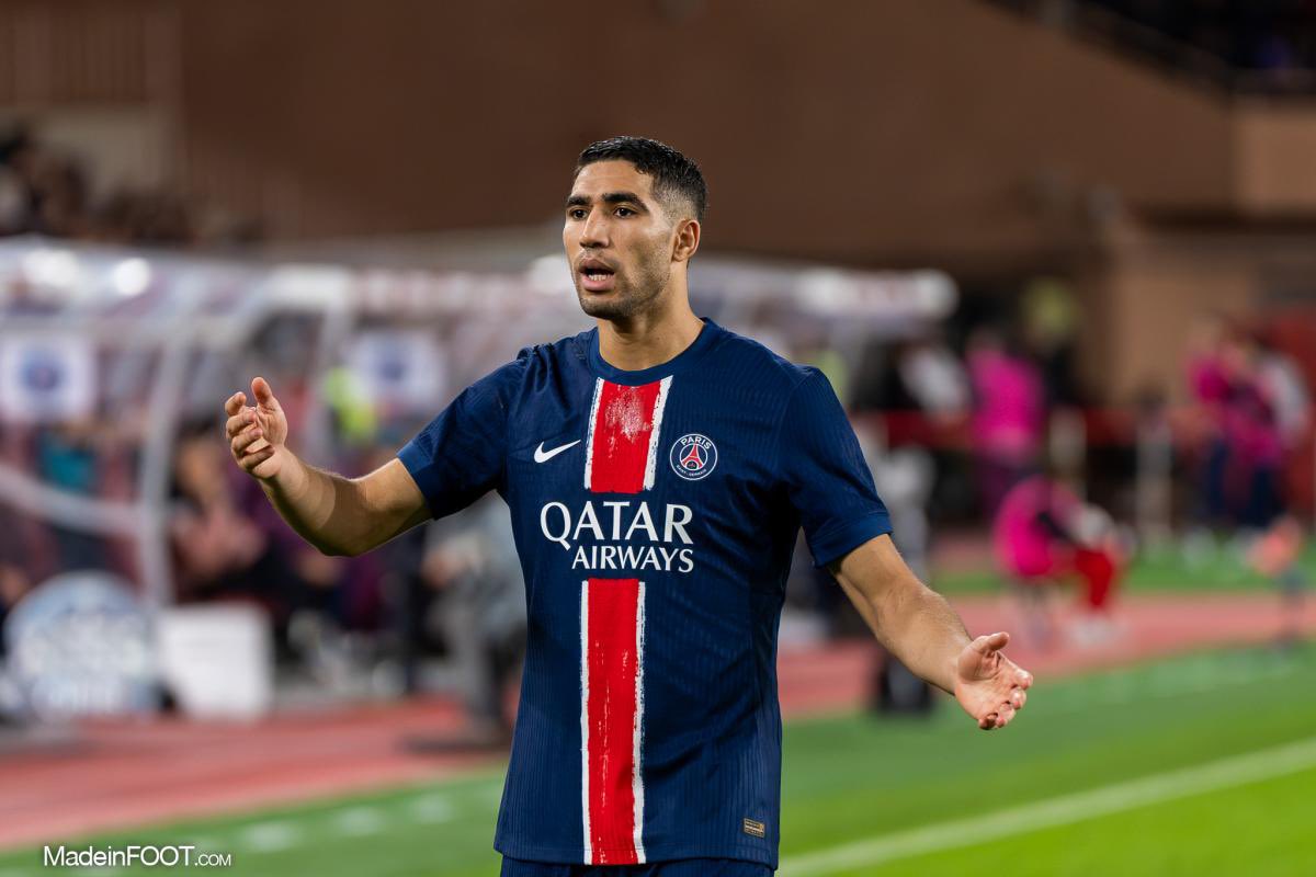 PSG : Achraf Hakimi absent de l’entraînement de ce vendredi