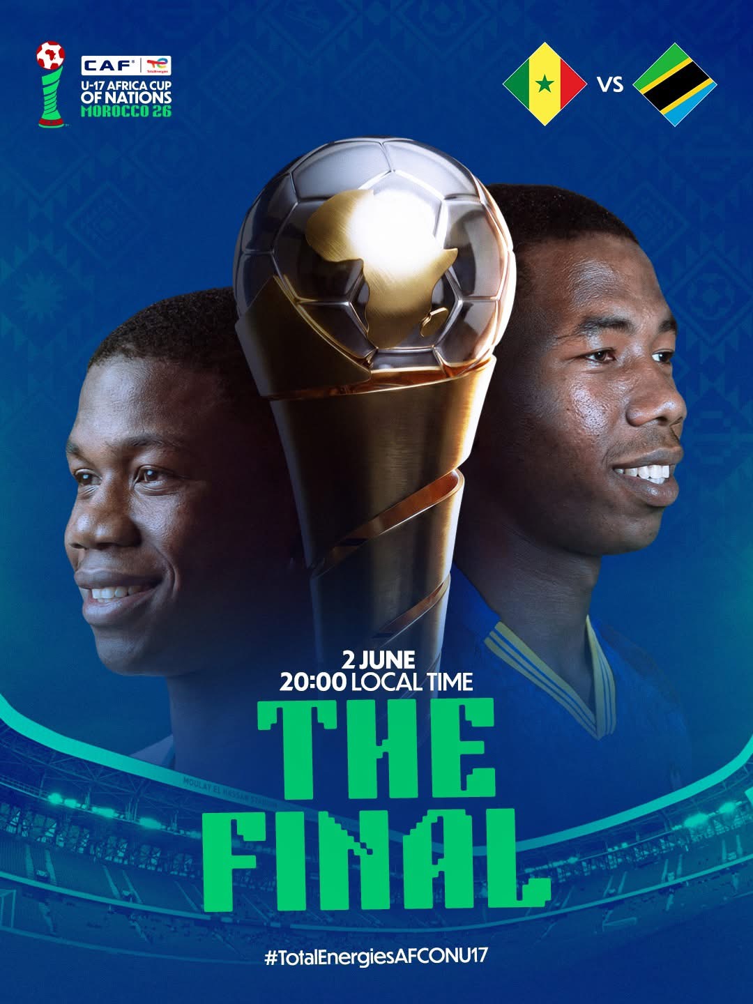 CAN U17 : une finale inédite entre le Sénégal et la Tanzanie à Rabat