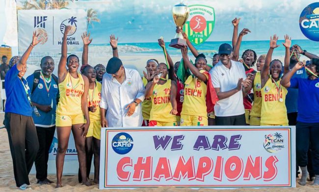 Le Bénin est logé dans le groupe D des championnats mondiaux de Beach-handball