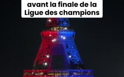 🏆 PSG vs Arsenal — Finale Ligue des Champions ce soir à Budapest ! La Tour Eiffel se pare aux couleurs de Paris 🗼