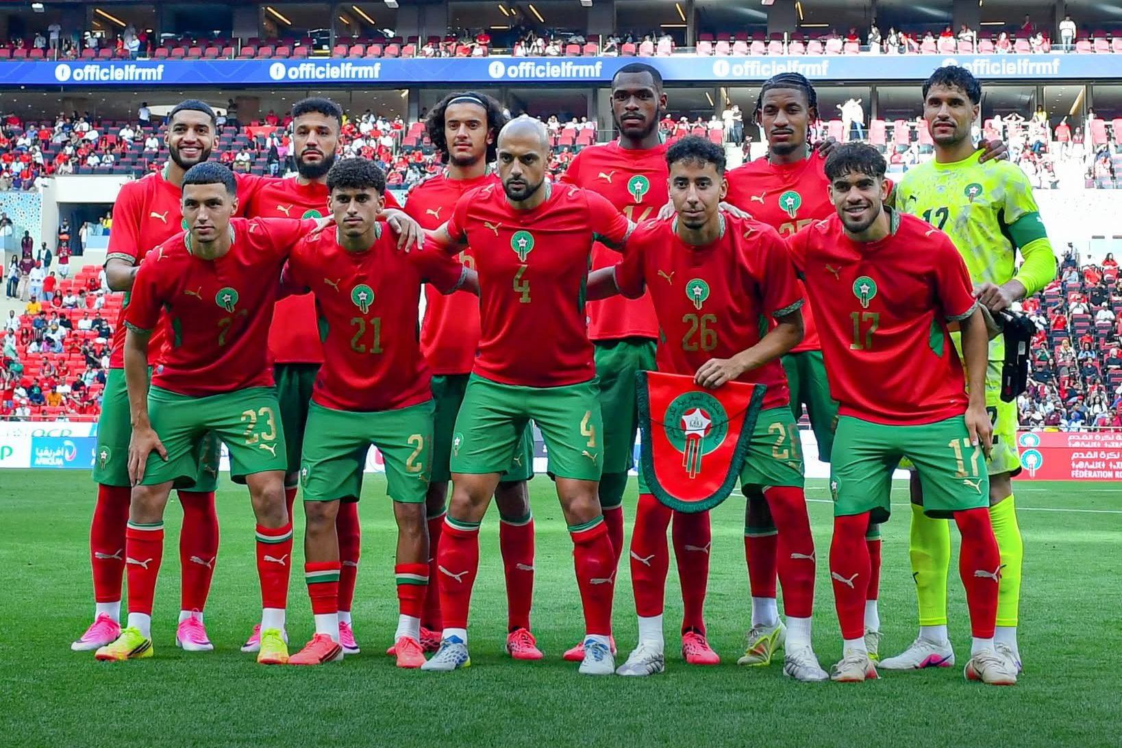 International Friendly: Morocco's lineup with Hakimi against Norway!
