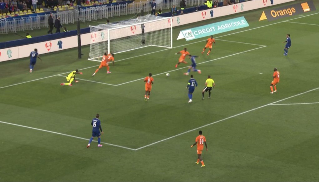 Friendly: Ivory Coast trailing France at halftime