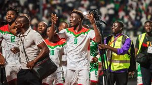 Mohamed Ouédraogo lors du dernier match des Etalons pour le compte des eliminatoires du mondial 2026 contre Ethiopie au stade du 04 aout