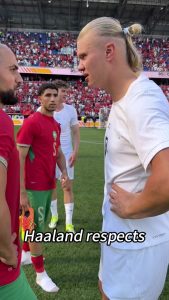⚽ Haaland — Un geste de grand respect envers l&rsquo;adversaire