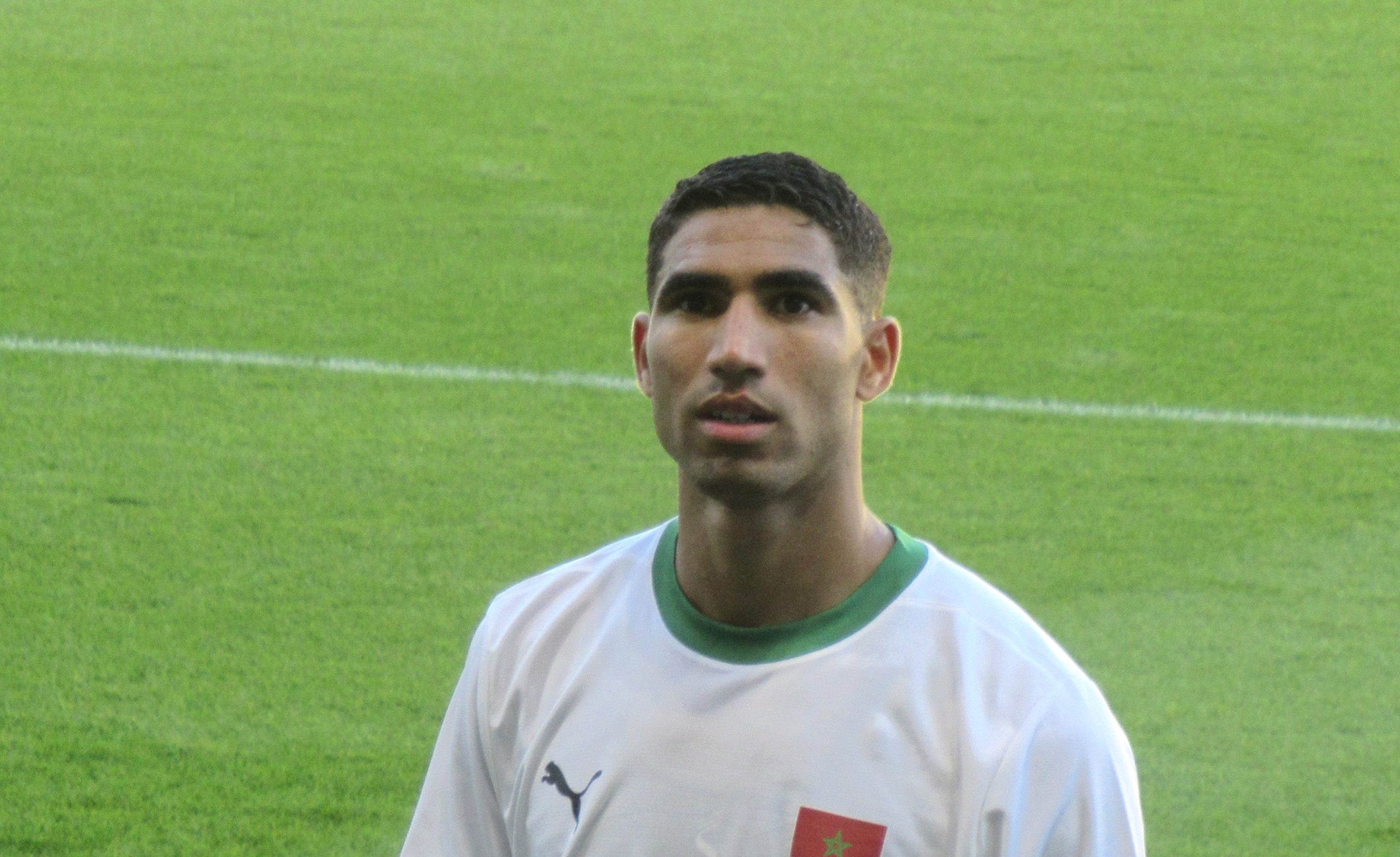 Achraf Hakimi, capitaine du Maroc, en 2024
