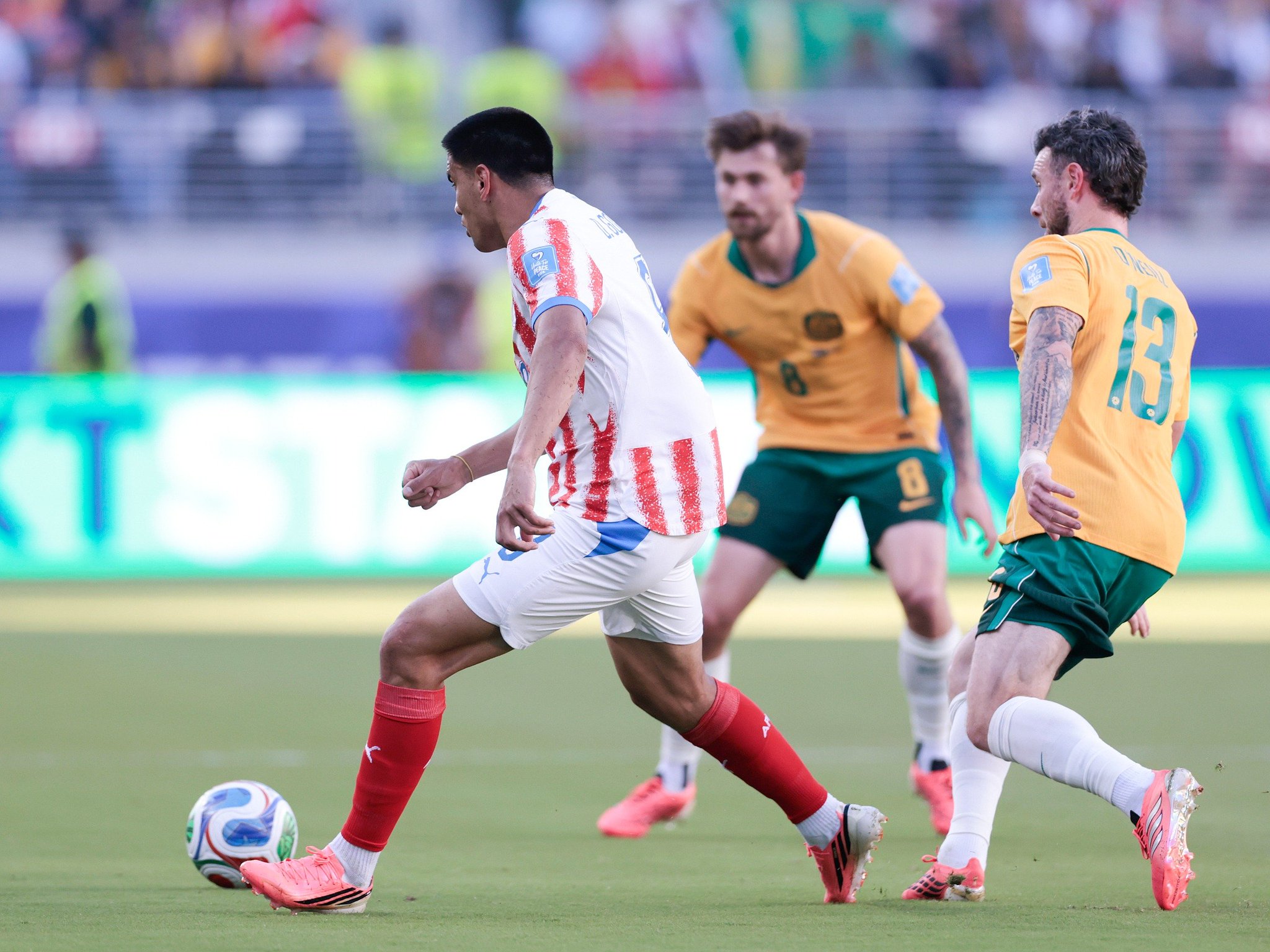 Coupe du monde 2026 : Mi-temps, nul vierge entre Paraguay et l&rsquo;Australie