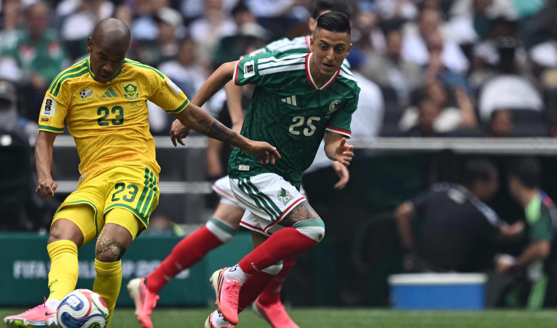 Coupe du monde 2026 : L'Afrique du Sud menée à la pause par le Mexique