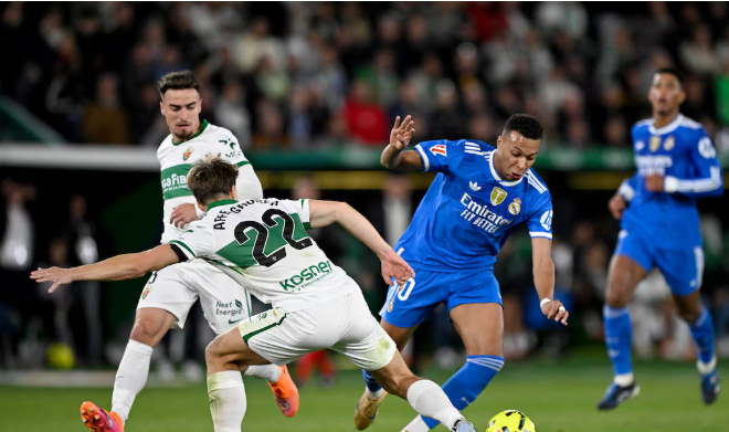 Match Elche vs Real Madrid du 23 novembre 2025