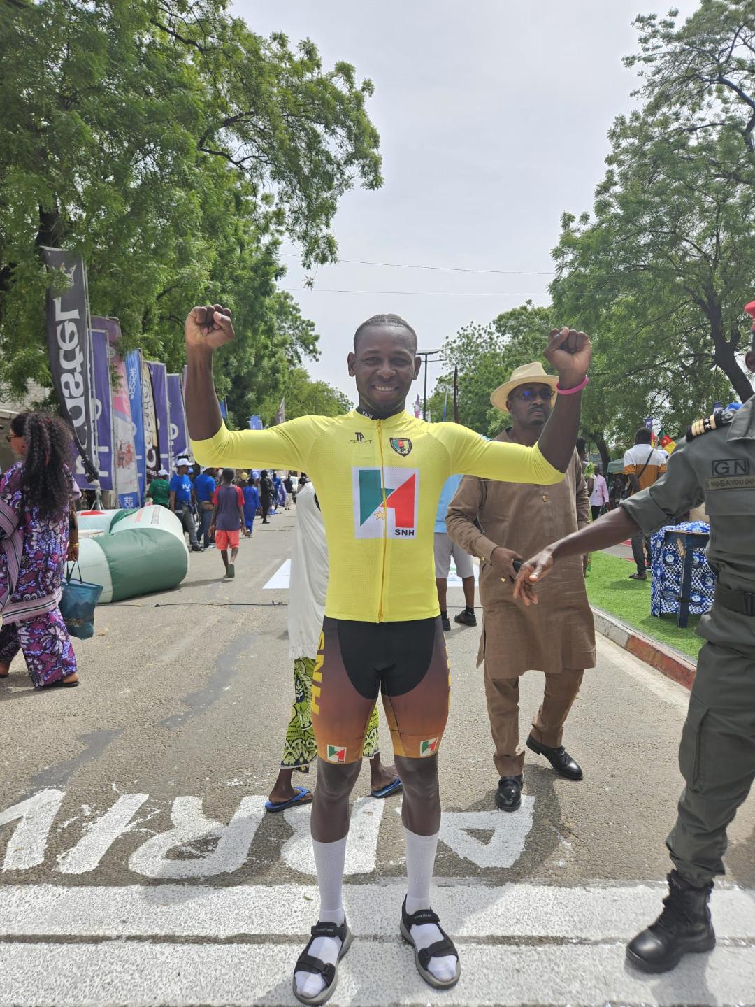 International Cycling Tour of Cameroon: Rodrigue Kuere Nounawe, Yellow Jersey from the Start
