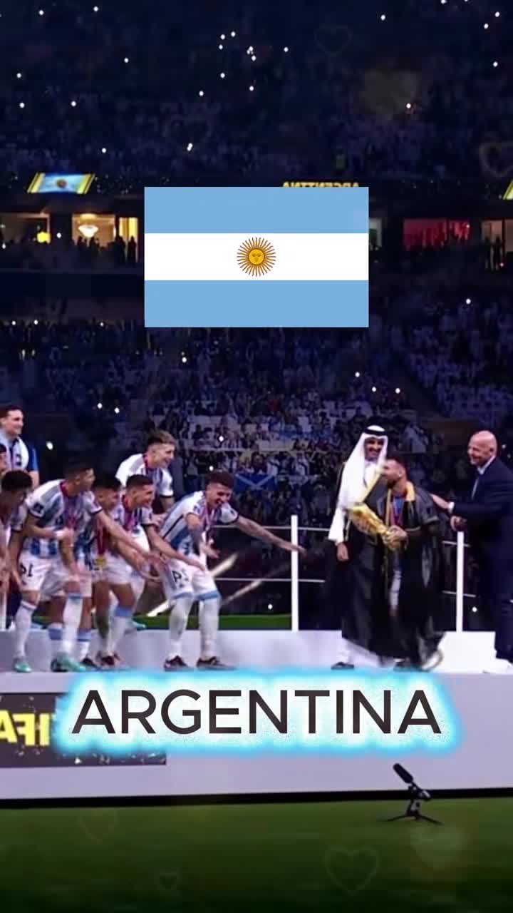 🏆 Argentine : médailles, bisht et trophée doré — les images du sacre Albiceleste