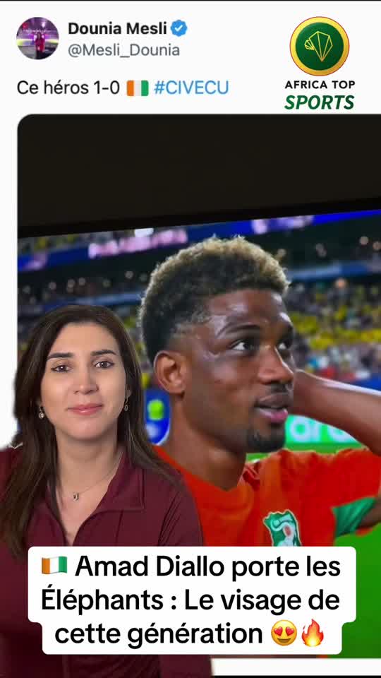 🇨🇮 Encore lui ! Amad Diallo sauve la Côte d'Ivoire au Mondial 2026 — Dounia Mesli