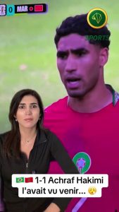 Achraf Hakimi lavait vu venir Bresil Maroc 1-1