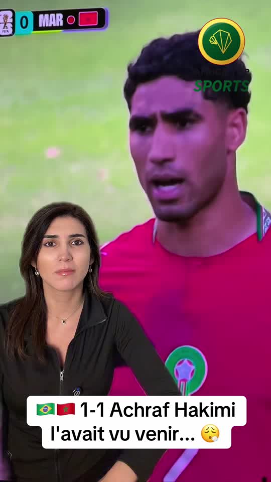 Achraf Hakimi Bresil Maroc - Dounia
