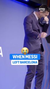 Vidéo : les larmes de Messi quittant le Barça, quand le monde croyait la magie finie