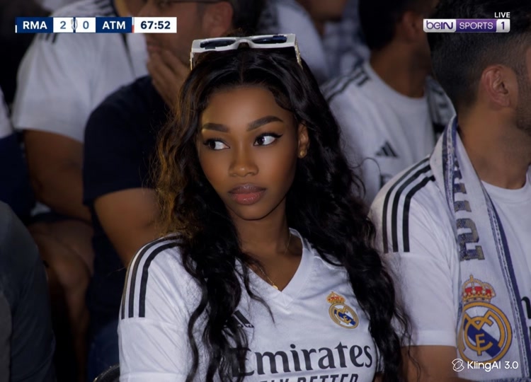 En direct au Bernabéu — les jaloux vont dire que c'est de l'IA