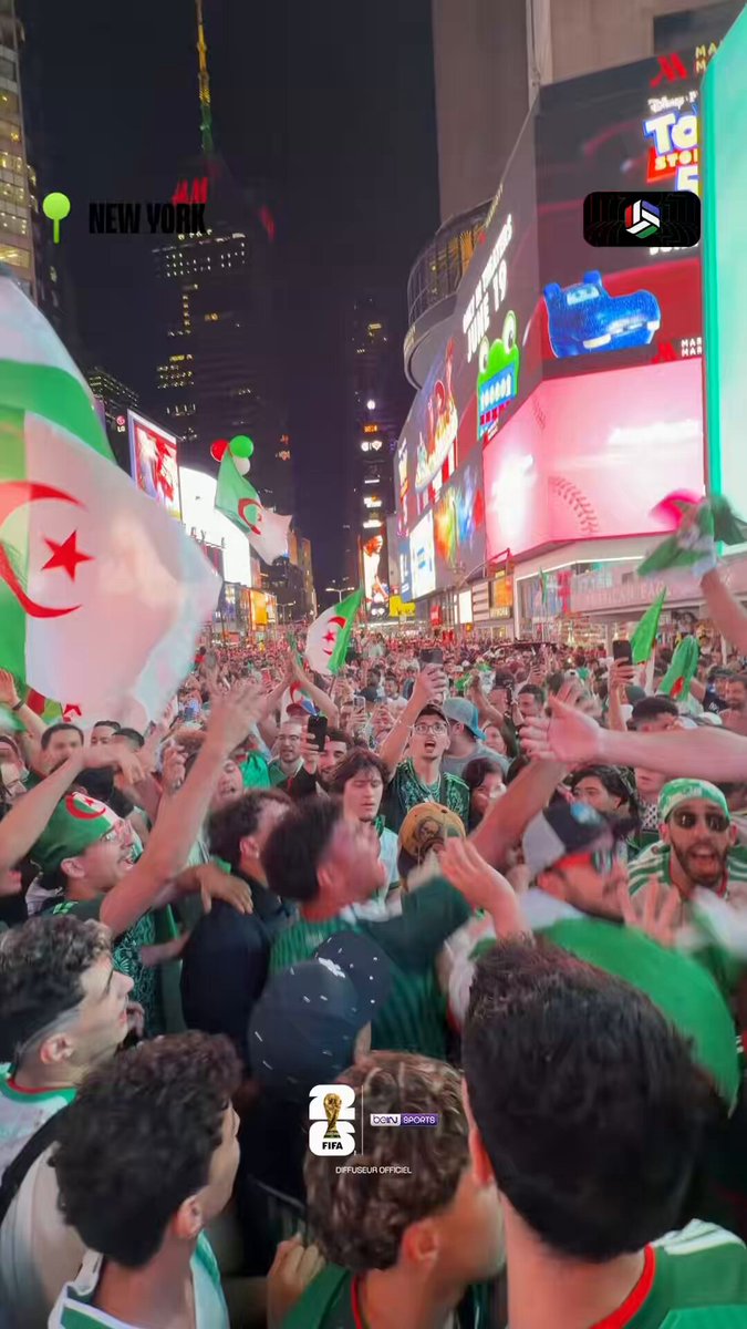 Les Algériens réunis pour éteindre Times Square