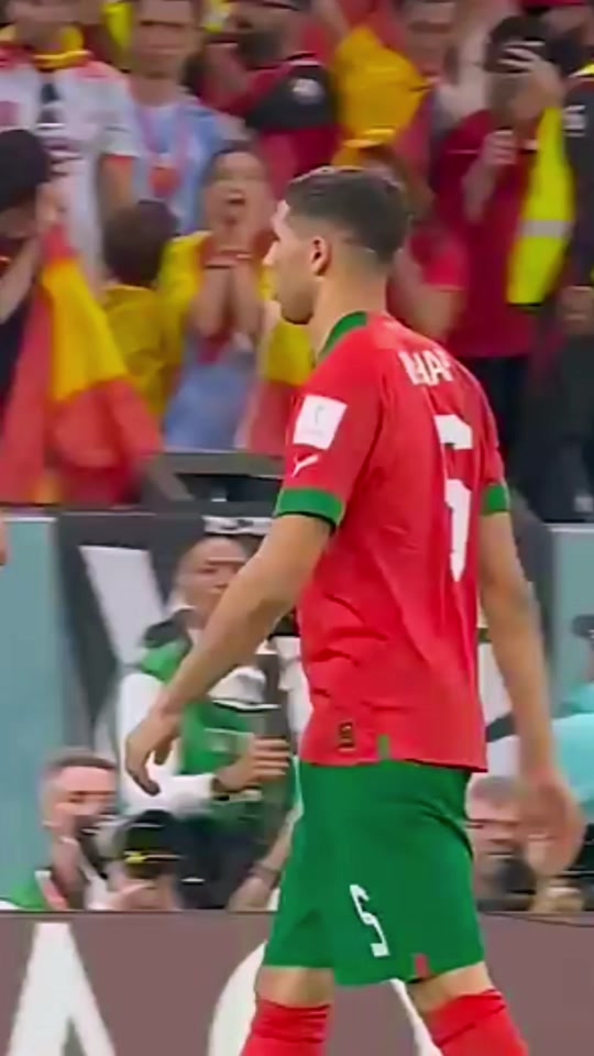 most World Cup appearance for Hakimi