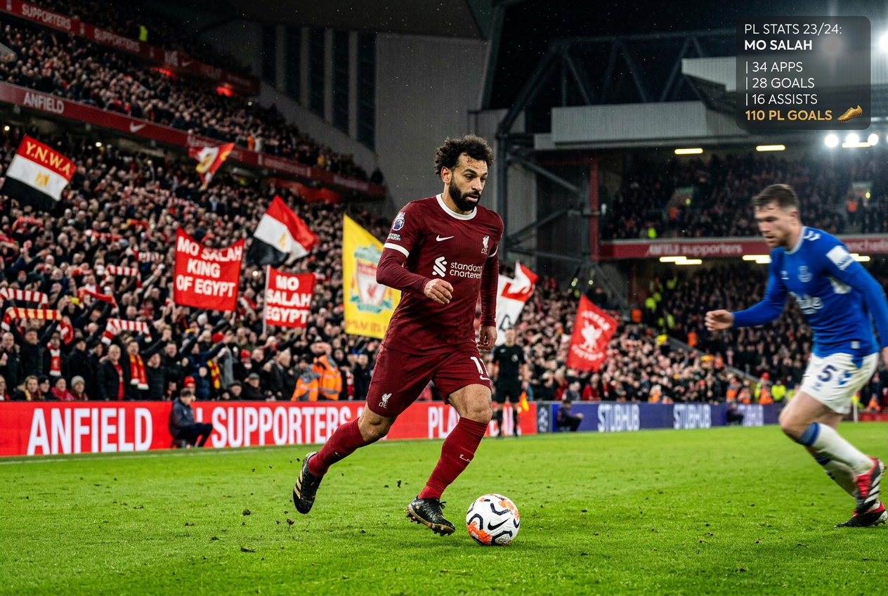 Mohamed Salah à 33 ans en action avec Liverpool, analyse data xG