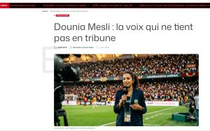 Dounia Mesli : la voix qui ne tient pas en tribune